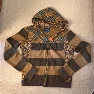 Storybook Zip Up Hoodie Size M EUC